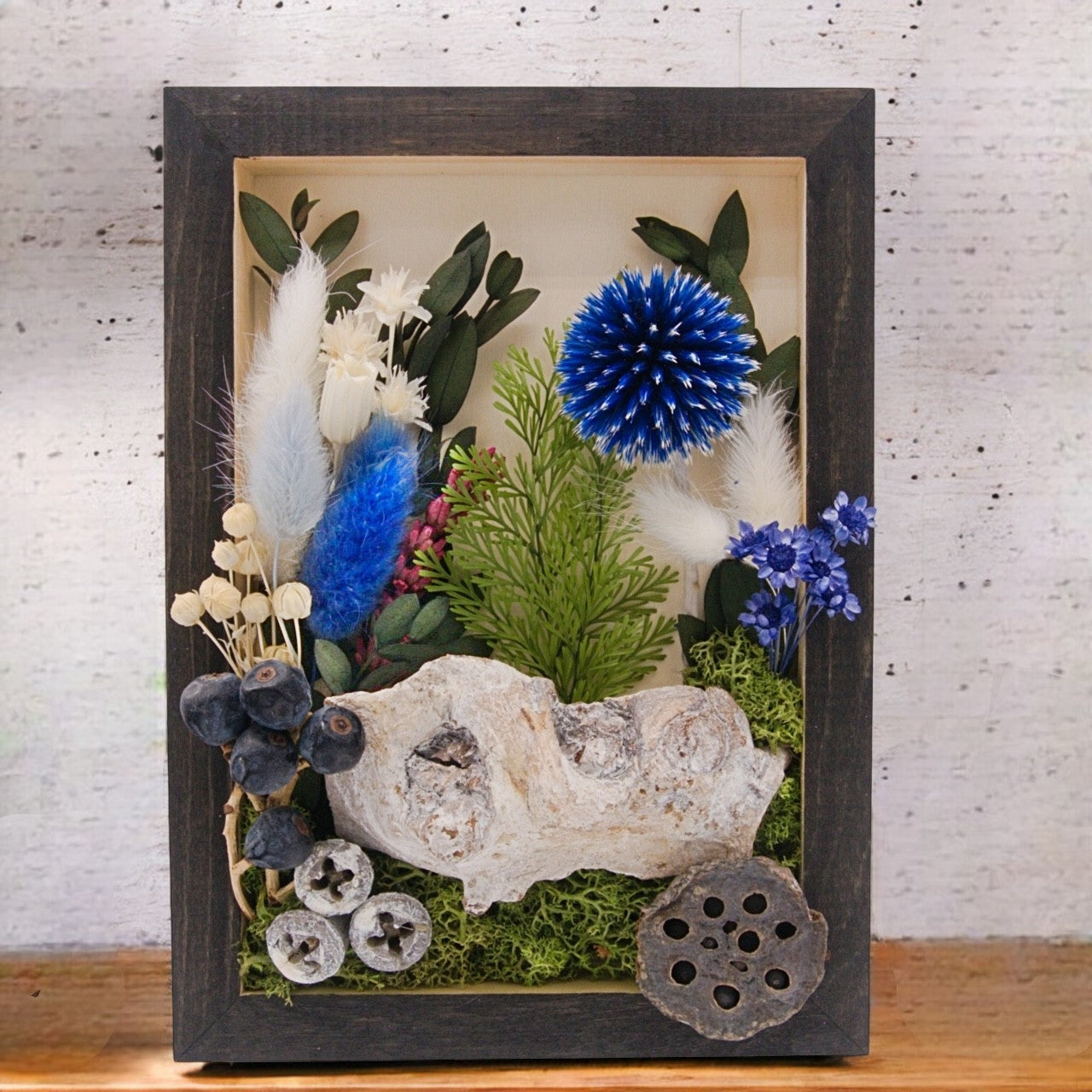 Floral and Fauna Landscape - Blue