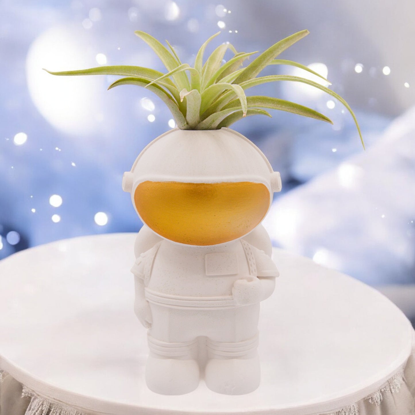 Handmade astronaut airplant pots