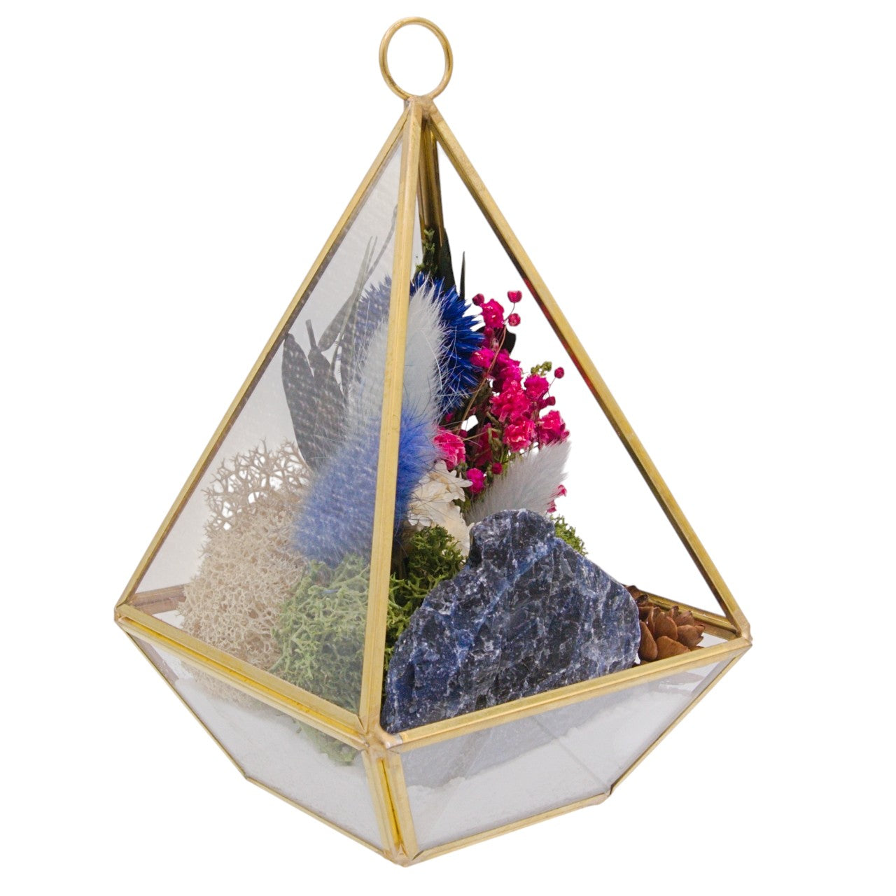 Terrarium Victorien en Cristal - Sodalite